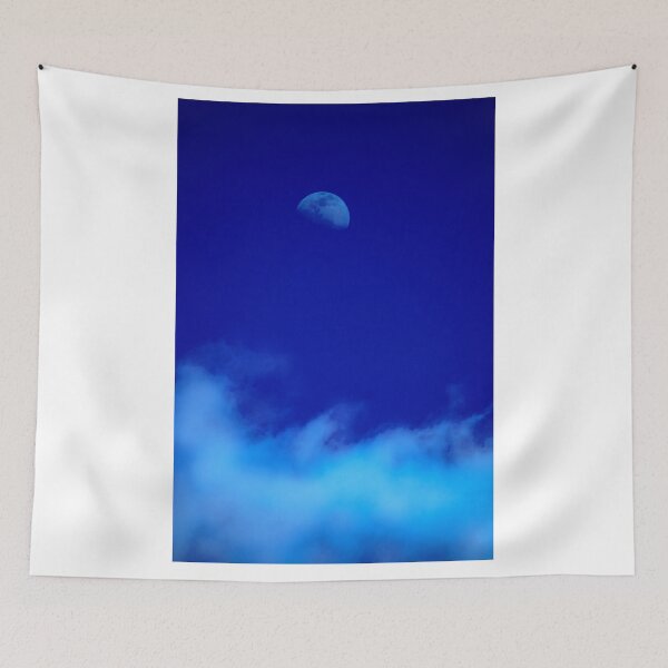 Item preview, Waxing Gibbous Moon with clouds designed and sold by BusterCM69.