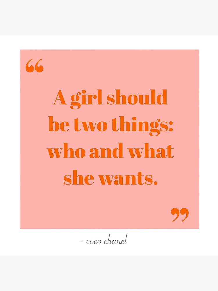 25 Coco Chanel Quotes Every Woman Should Live By  Coco chanel quotes, Chanel  quotes, Fashion quotes inspirational