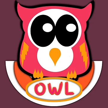 Artwork thumbnail, Cute owl by Rain Shop