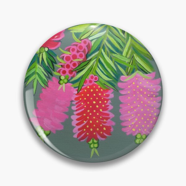 Item preview, Australian Callistemon flower painting designed and sold by Anna Lloyd.