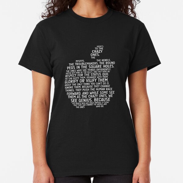 Apple Typography Classic T-Shirt