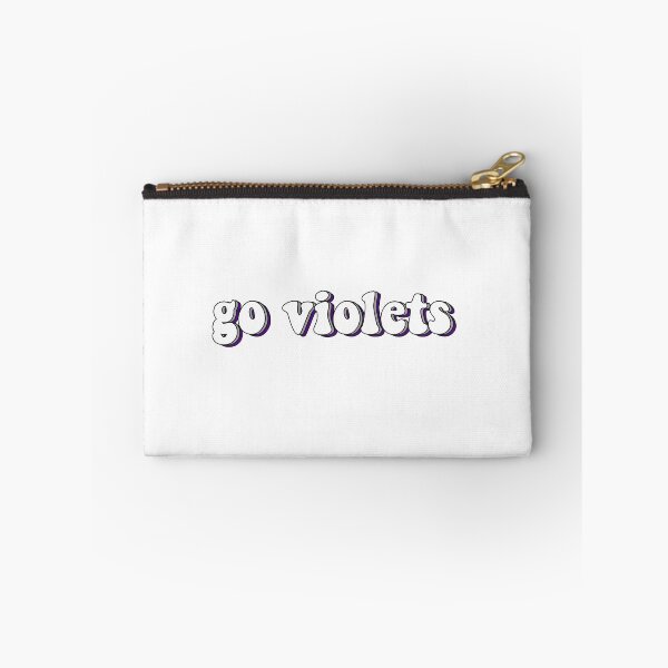 Item preview, White Triple "Go Violets" designed and sold by Maggie S.
