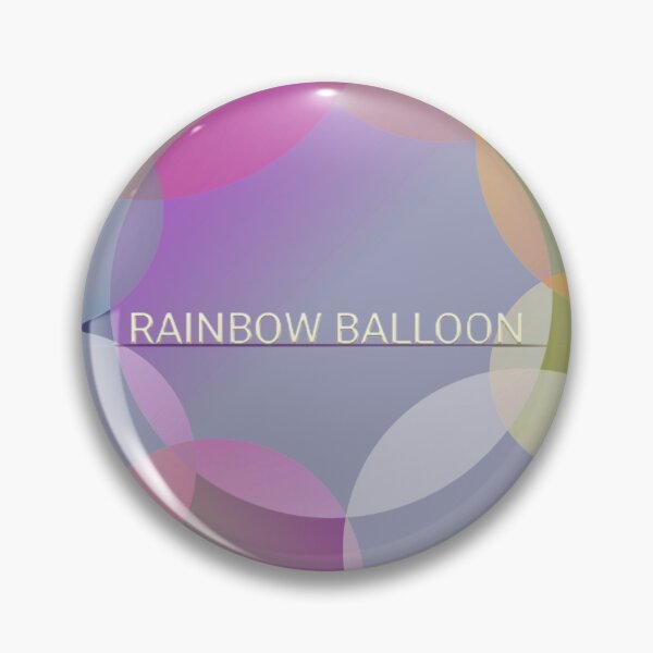 Item preview, Rainbow Balloon blue designed and sold by Rain Shop.