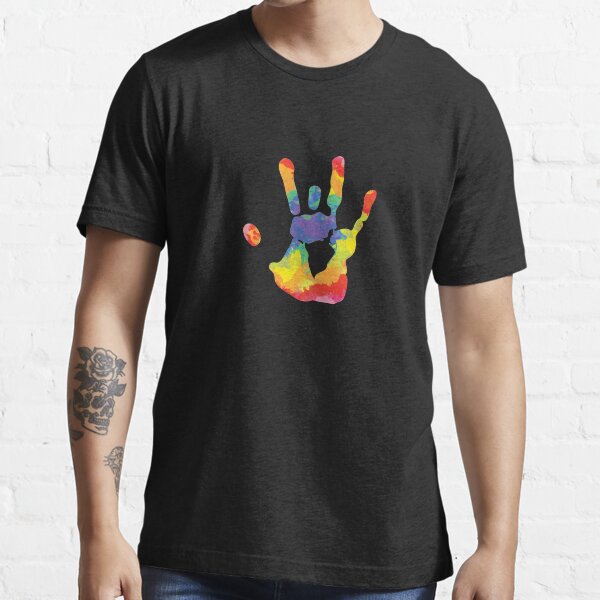Tie Dyed Jerry Handprint Essential T-Shirt