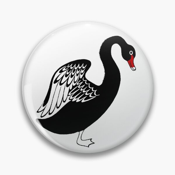 Item preview, Black swan pattern designed and sold by Anna Lloyd.