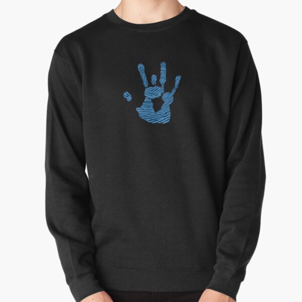 Blue Jerry Handprint Pullover Sweatshirt