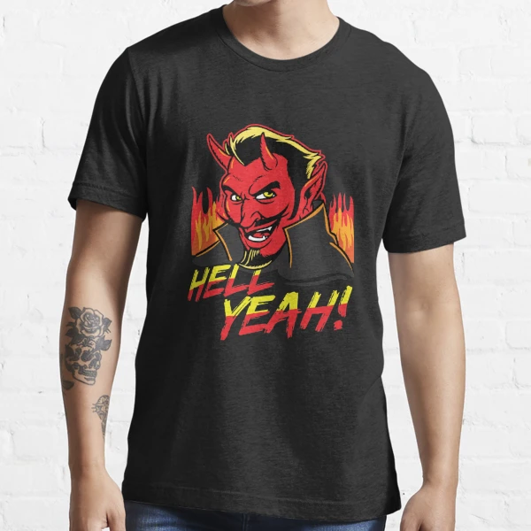 Devil Hell Yeah Satanic Hail Satan Occult | Essential T-Shirt