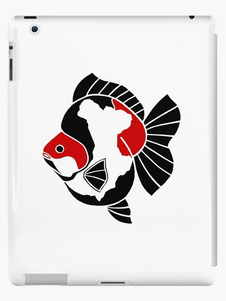 Ryukin Tri Color Goldfish Logo 0403 Ipad Case Skin By Nosnah Redbubble