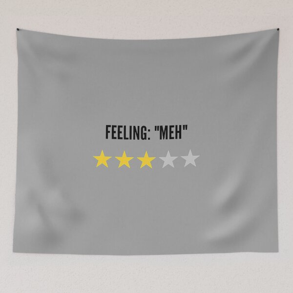 Item preview, Feeling "MEH" funny meme  designed and sold by PrayingManTees.