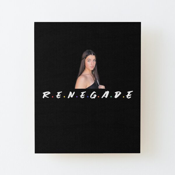 Charli Damelio Renegade Wood Mounted Print