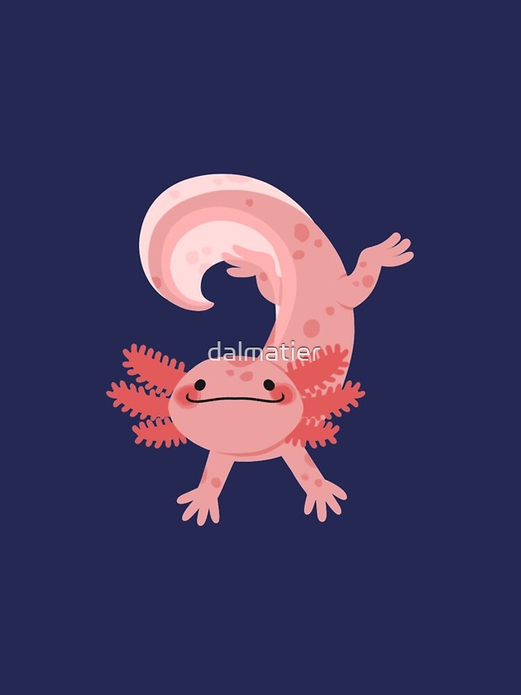 Thumbnail 4 of 4, iPhone Case, Happy Axolotl designed and sold by dalmatier.