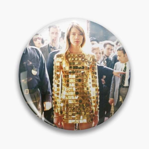 Item preview, Françoise Hardy - Golden Dress designed and sold by Rachel  Moore.