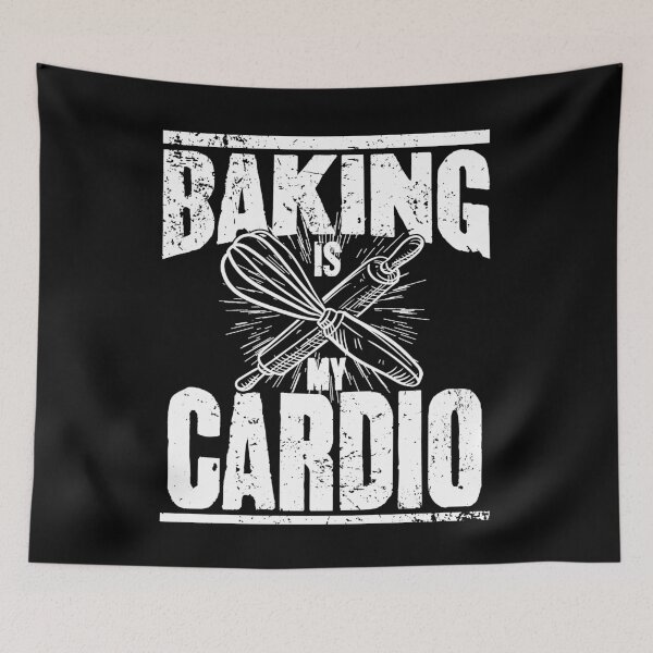 Item preview, Baking is my cardio designed and sold by Captain Mood.