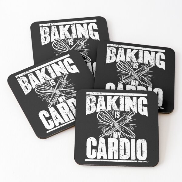 Item preview, Baking is my cardio designed and sold by Captain Mood.