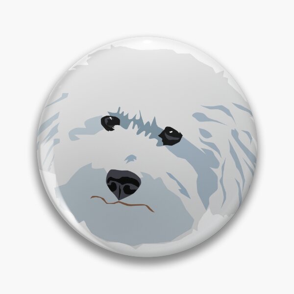 Item preview, Teddy Bichon Poodle White Dog Face Good Boy Illustration designed and sold by MariaWorkman.