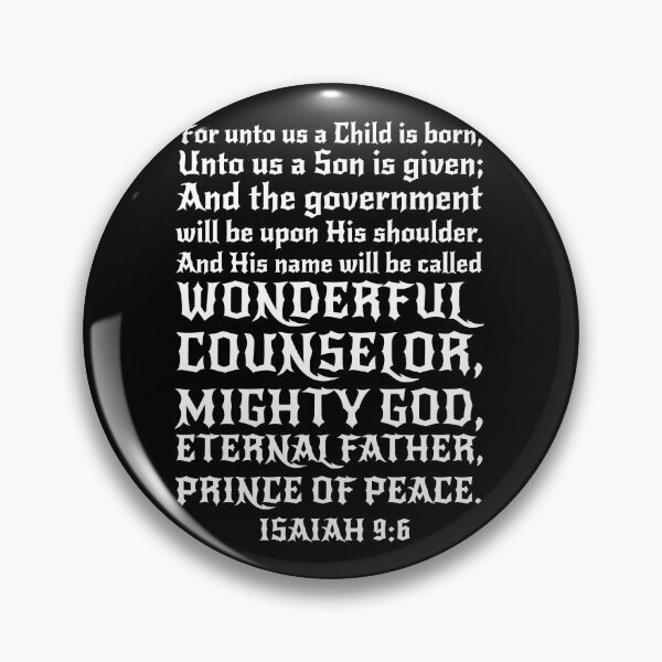 Item preview, Isaiah 9:6 designed and sold by plushism.