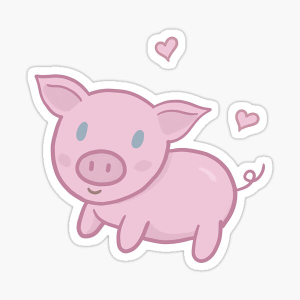 Happy Little Pig #1 Sticker