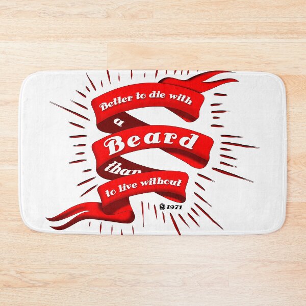 Item preview, Better to die with a beard, than to live without designed and sold by netrok.