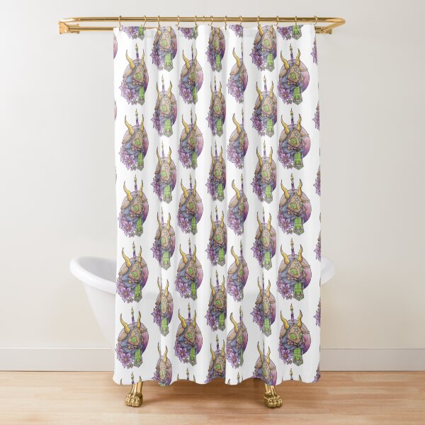 Ave Satanas Shower Curtain