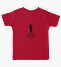 Moriarty was Real (Silhouette) Kids Tee