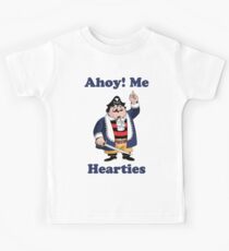 Pirate Pugwash - Ahoy Me Hearties Kids Tee