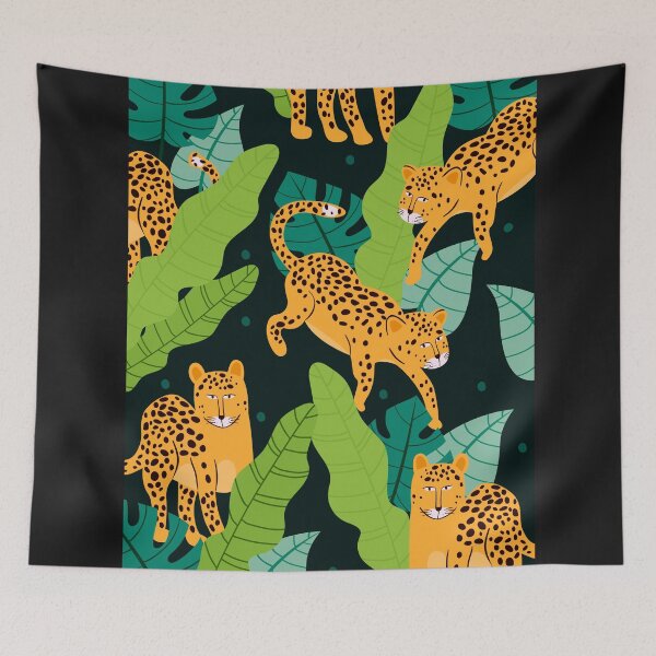 Item preview, Leopard in the Jungle designed and sold by VinyLab.