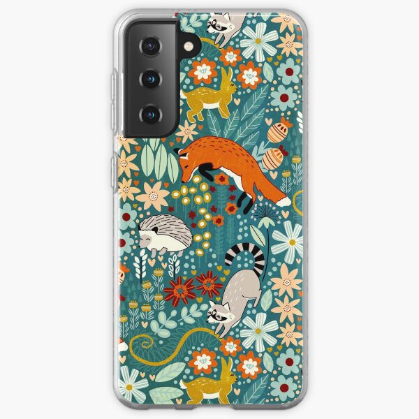 Textured Woodland Pattern Samsung Galaxy Soft Case