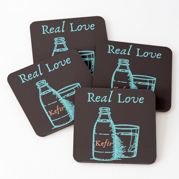 Item preview, Real Love is Kefir Love designed and sold by In A Word | Minimal Statement Wear.