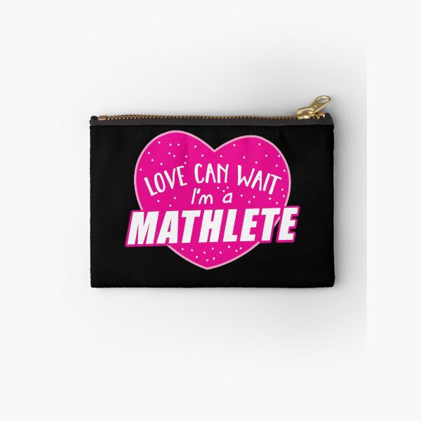 Item preview, Love can wait I'm a MATHLETE (cute funny mathematics shirt) designed and sold by jazzydevil.