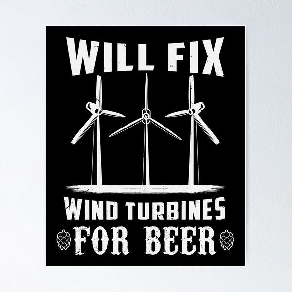 Item preview, Wind Turbine Technician Gift Idea designed and sold by Sandra78.