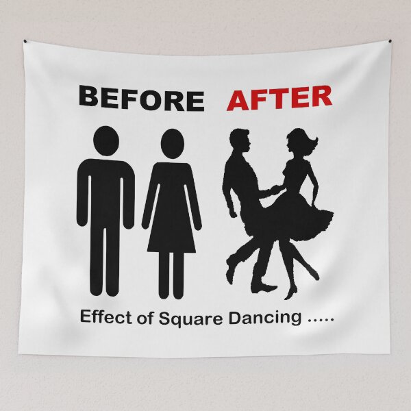Item preview, SQD Effect BLK designed and sold by Square Dancing Gifts & Merchandise.