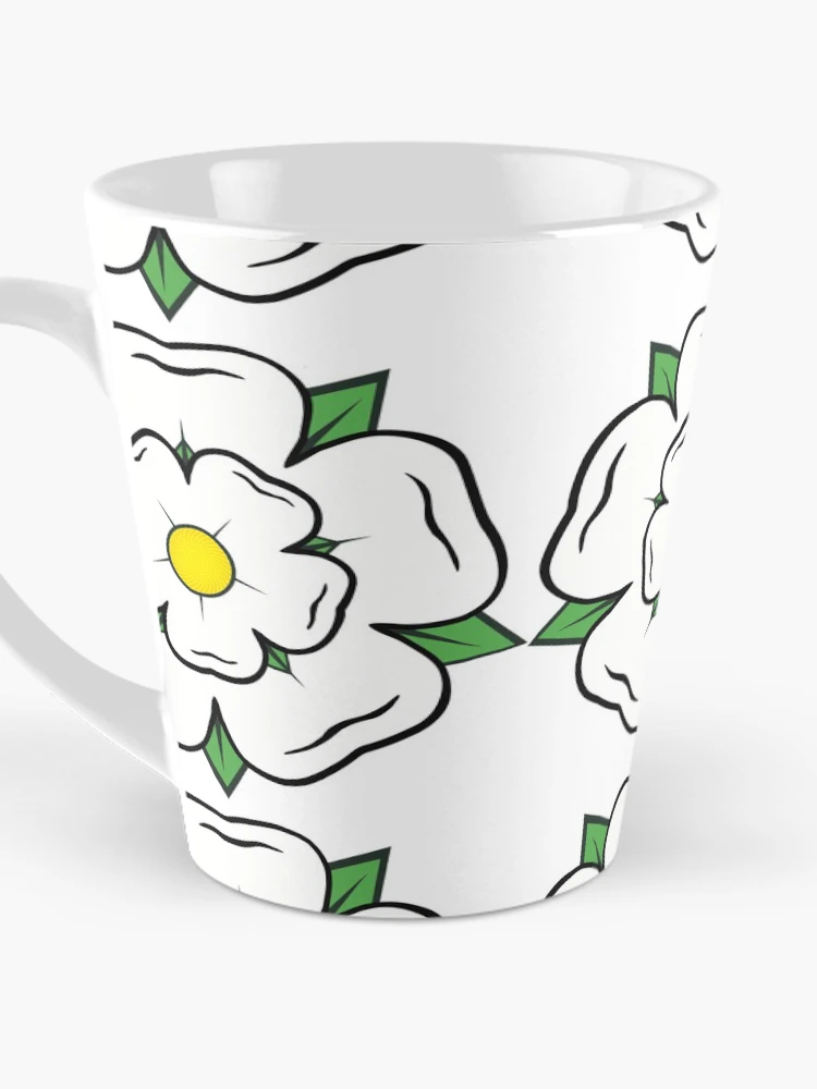 Thumbnail 3 of 4, Coffee Mug, WHITE ROSE designed and sold by ClaphamLoft.