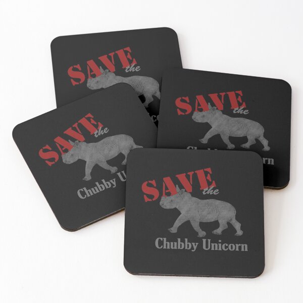 Item preview, Save the chubby unicorn - baby rhino designed and sold by GeoCreate.