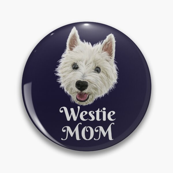 Item preview, Westie Mom Smiling West Highland Terrier designed and sold by brodyquixote.