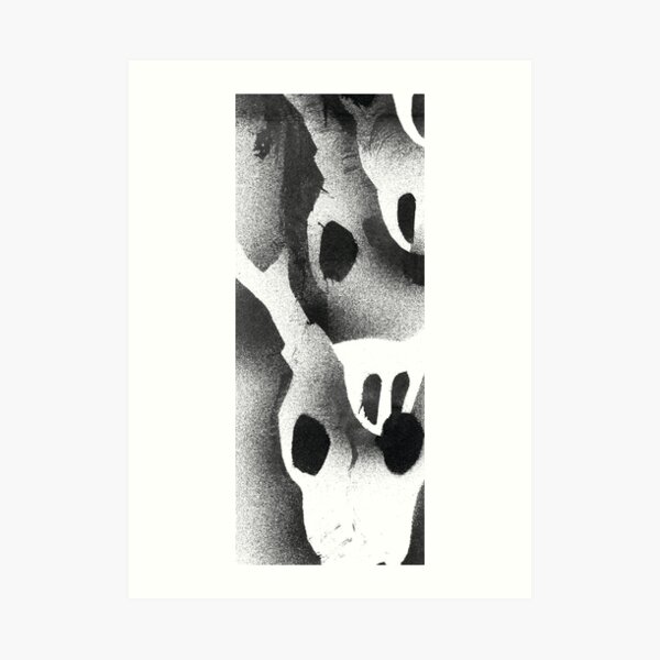 Deer Skull Print (Type 2) Art Print