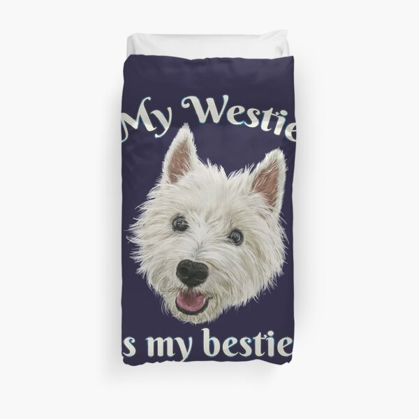 westie christmas bedding