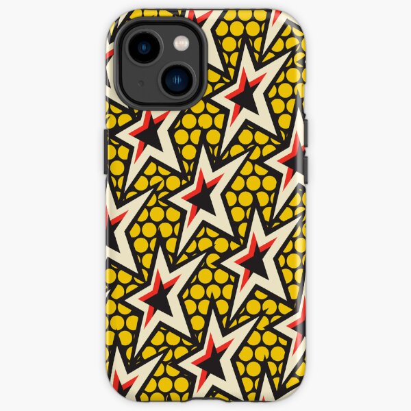 superstar-pop-redblackyell iPhone Tough Case