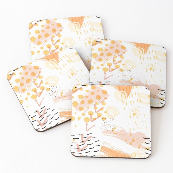 Item preview, Modern Orange Abstract Pattern designed and sold by chrismanubag.