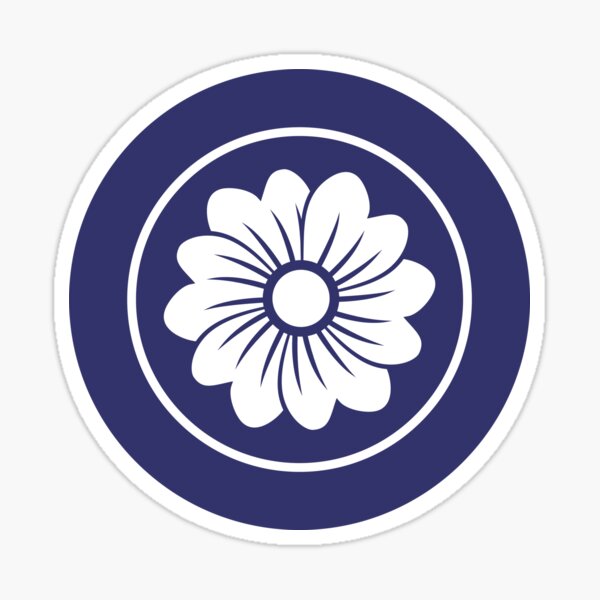 6 petals Kamon Sticker