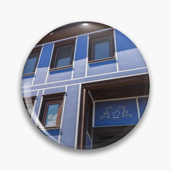 Item preview, Old Town Plovdiv - Classic Blue Facade from 1840 designed and sold by Georgia Mizuleva.