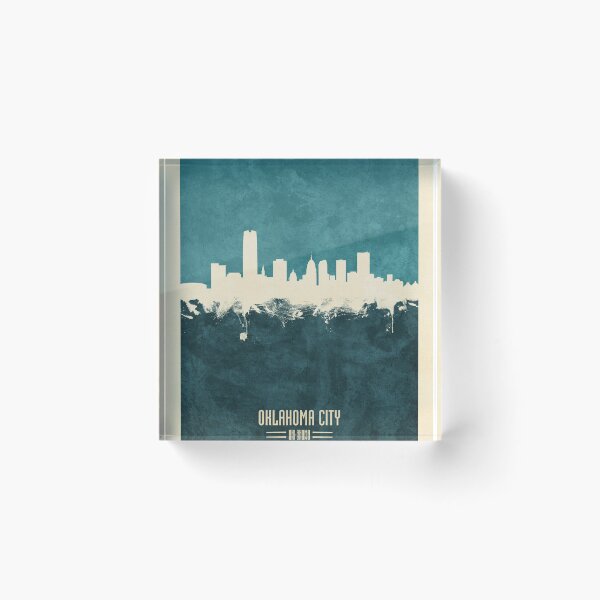 Item preview, Oklahoma City Skyline designed and sold by ArtPrints.