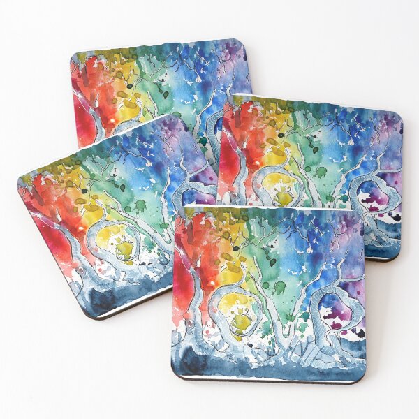Item preview, Rainbow love trees designed and sold by selandriansart.