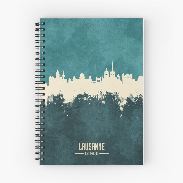 Item preview, Lausanne Switzerland Skyline designed and sold by ArtPrints.