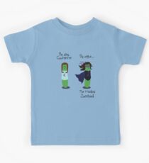 Courgette and The Masked Zucchini: double-life of a vegetable superhero Kids Tee