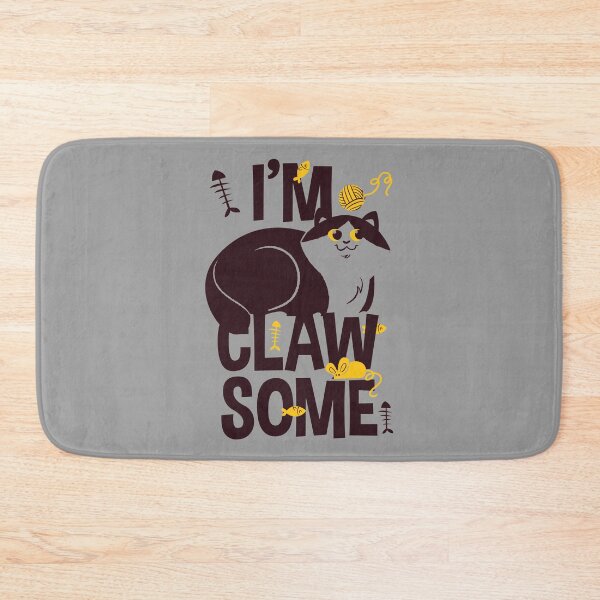Item preview, I Am Clawsome Cat Lovers Yellow designed and sold by aventi24.
