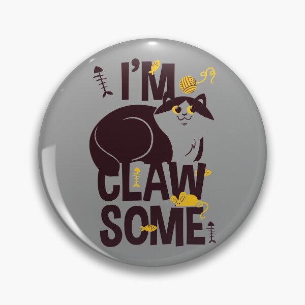 Item preview, I Am Clawsome Cat Lovers Yellow designed and sold by aventi24.