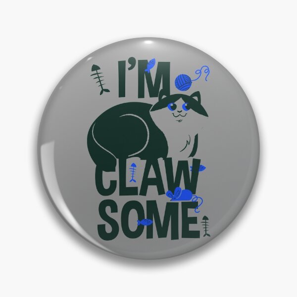 Item preview, I Am Clawsome Cat Lovers Blue designed and sold by aventi24.