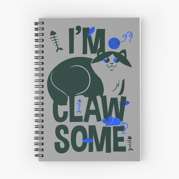 Item preview, I Am Clawsome Cat Lovers Blue designed and sold by aventi24.