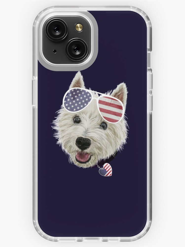 Westie Back Printed Transparent Soft Phone Case Westie Back Printed Transparent Soft Phone Case