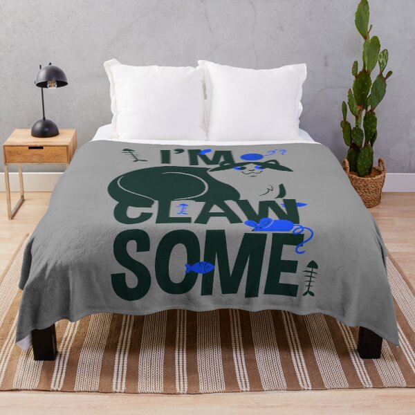 Item preview, I Am Clawsome Cat Lovers Blue designed and sold by aventi24.